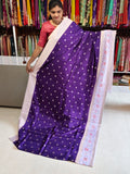 Tussar georgette aplic work