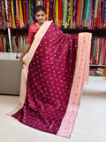 Tussar georgette aplic work