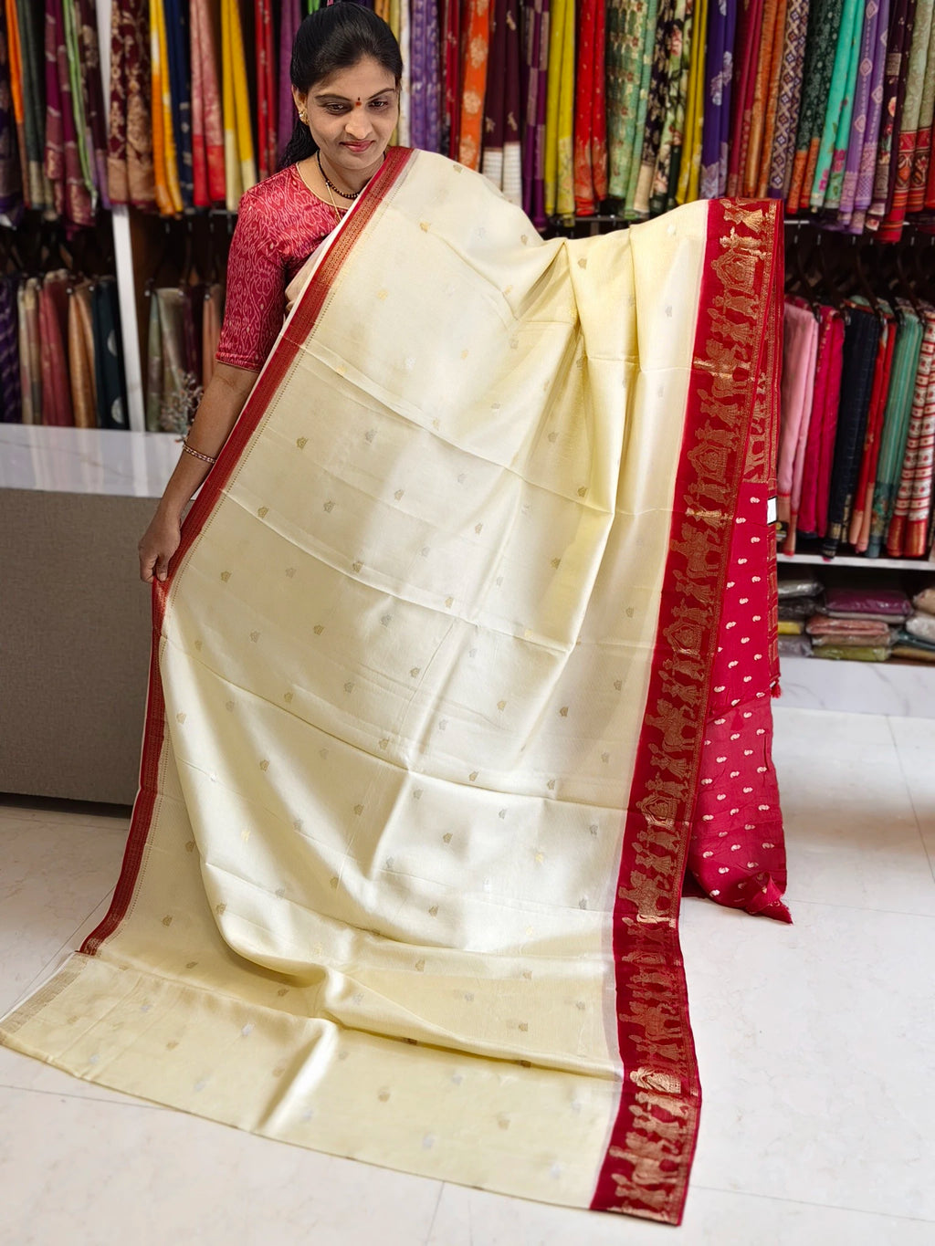 Russian georgette saree