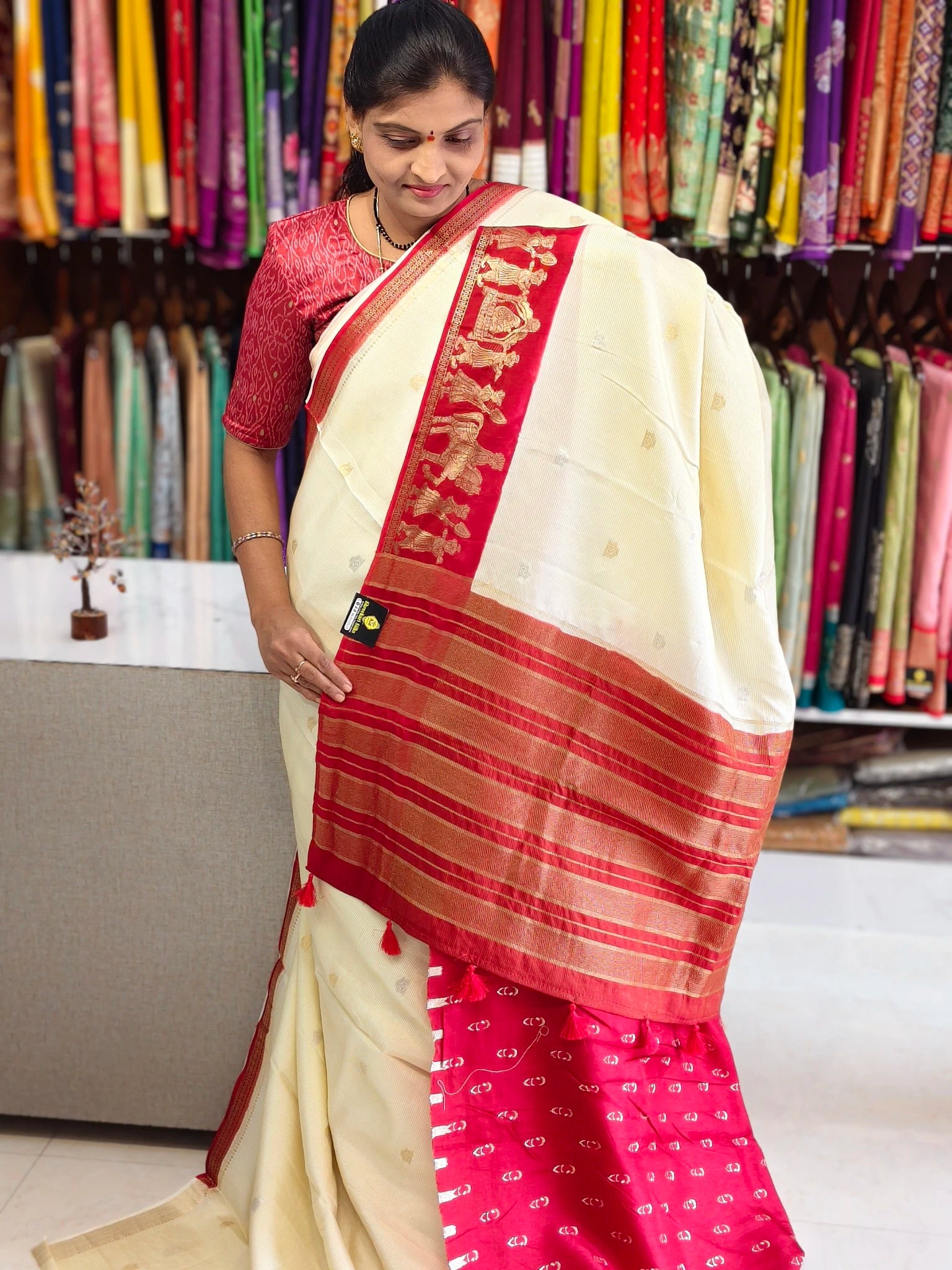 Russian georgette saree