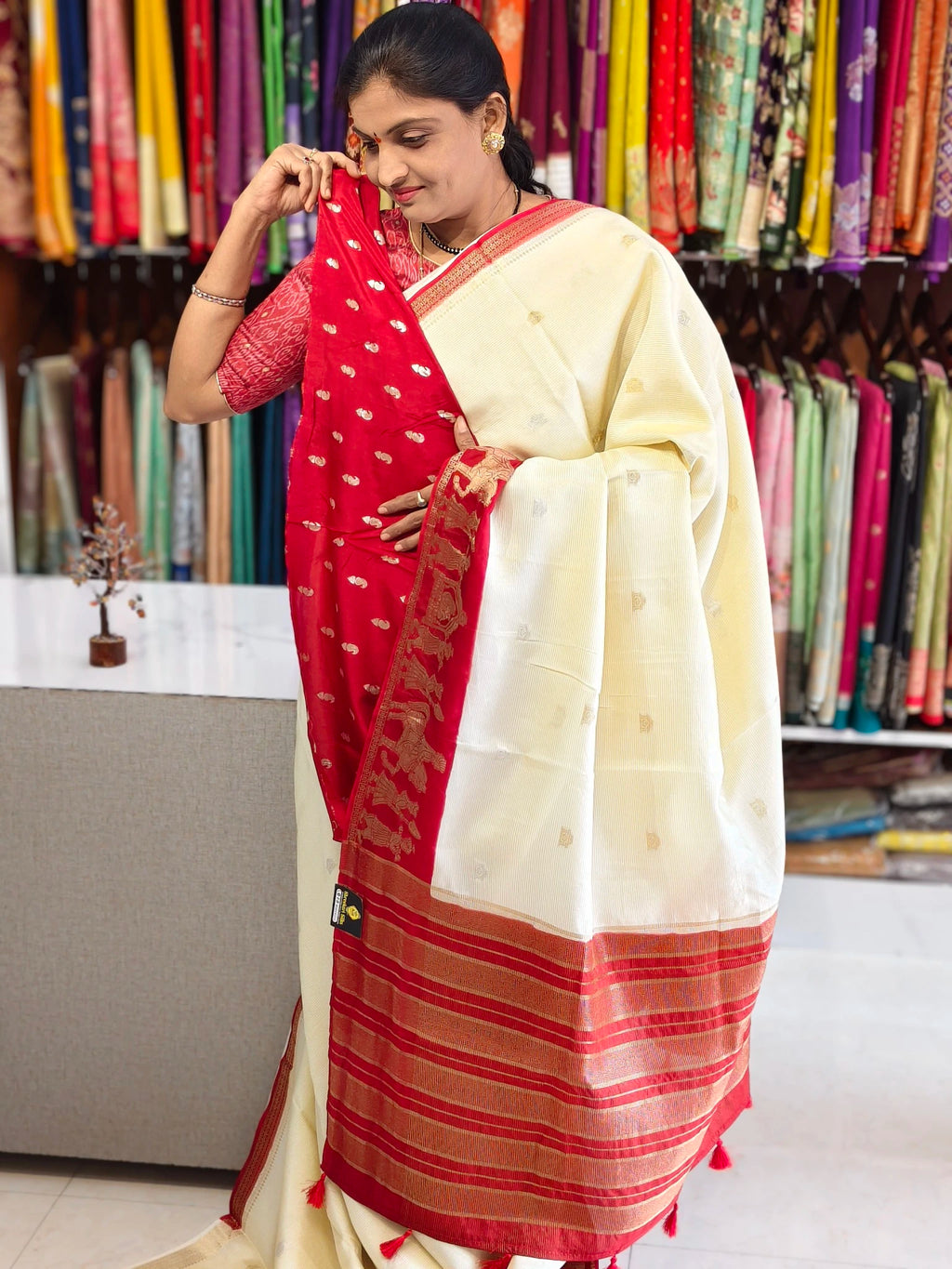 Russian georgette saree