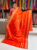 Tussar georgette saree
