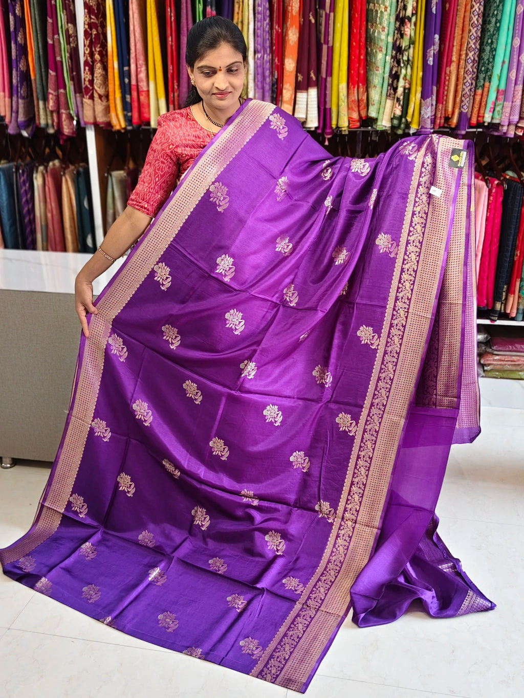 Tussar georgette saree