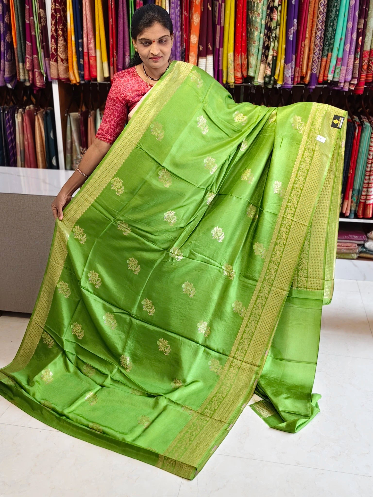 Tussar georgette saree
