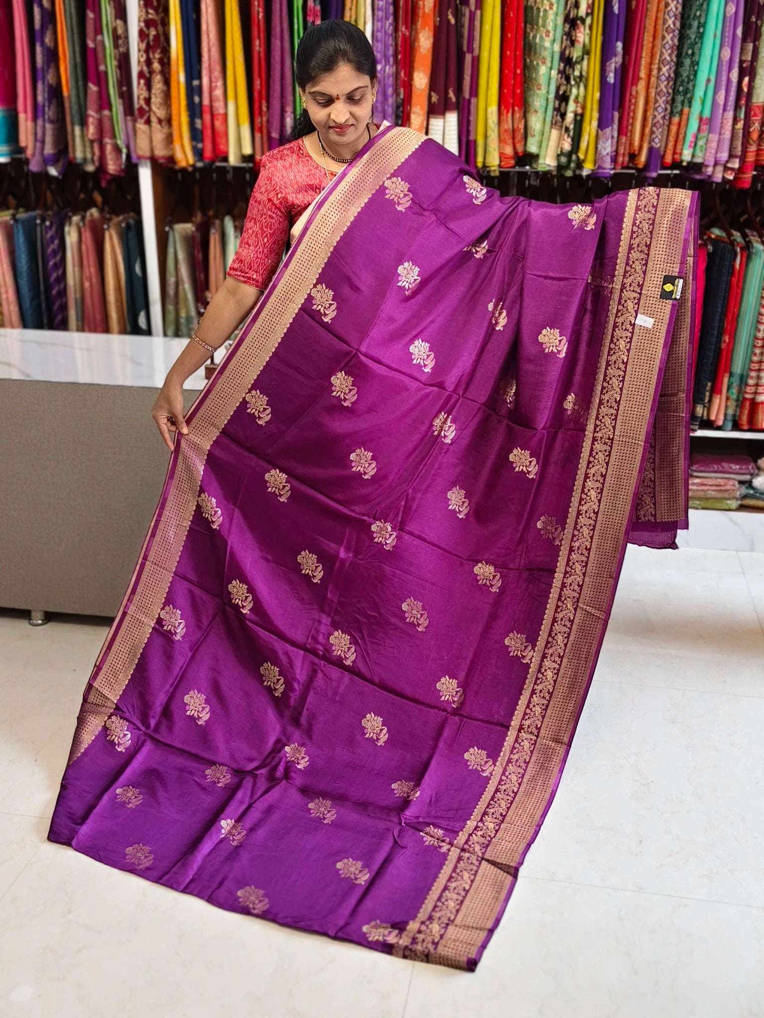 Tussar georgette saree