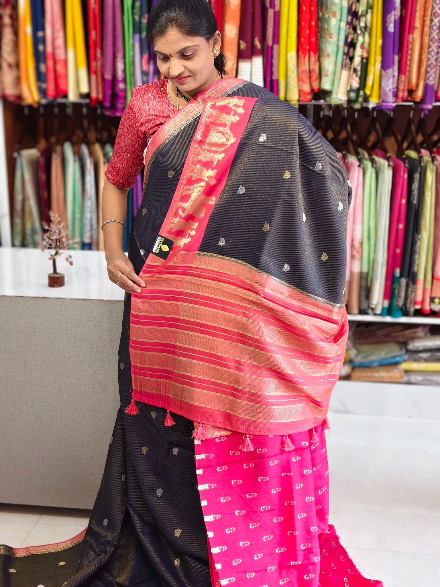 Russian georgette saree