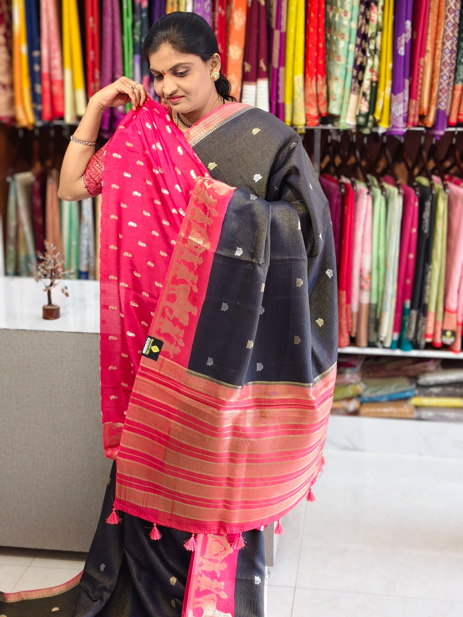 Russian georgette saree