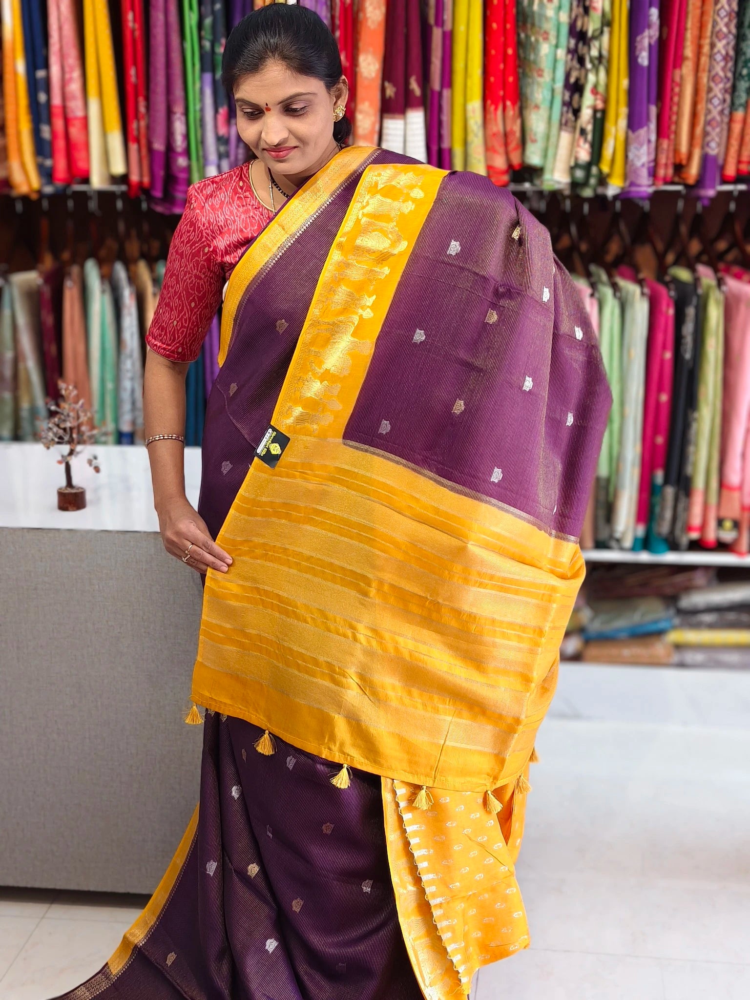 Russian georgette saree