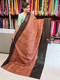 Jute linen saree