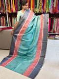 Jute linen saree