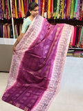 Jute linen saree