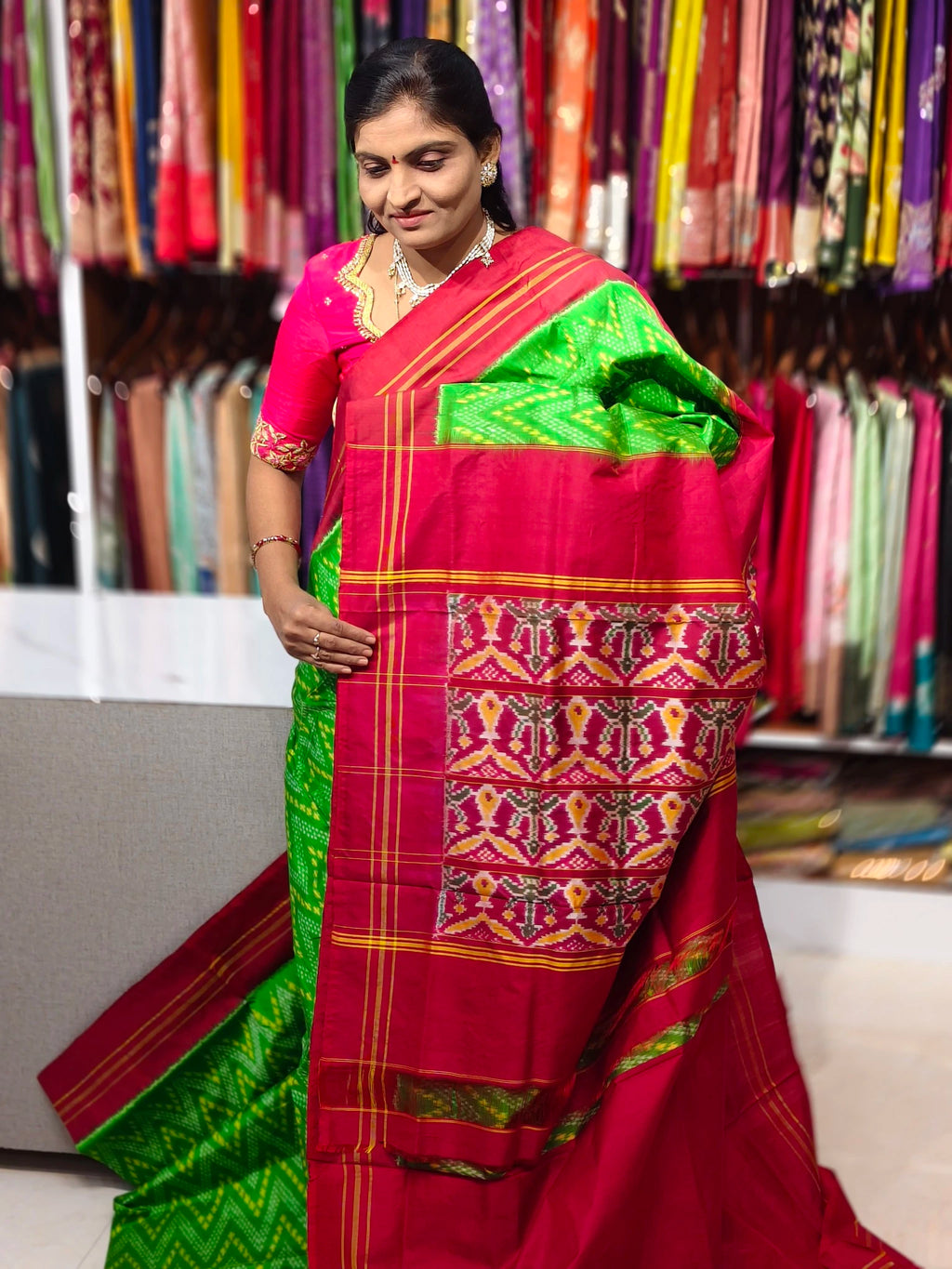 Pochampally pure ikkat pattu saree