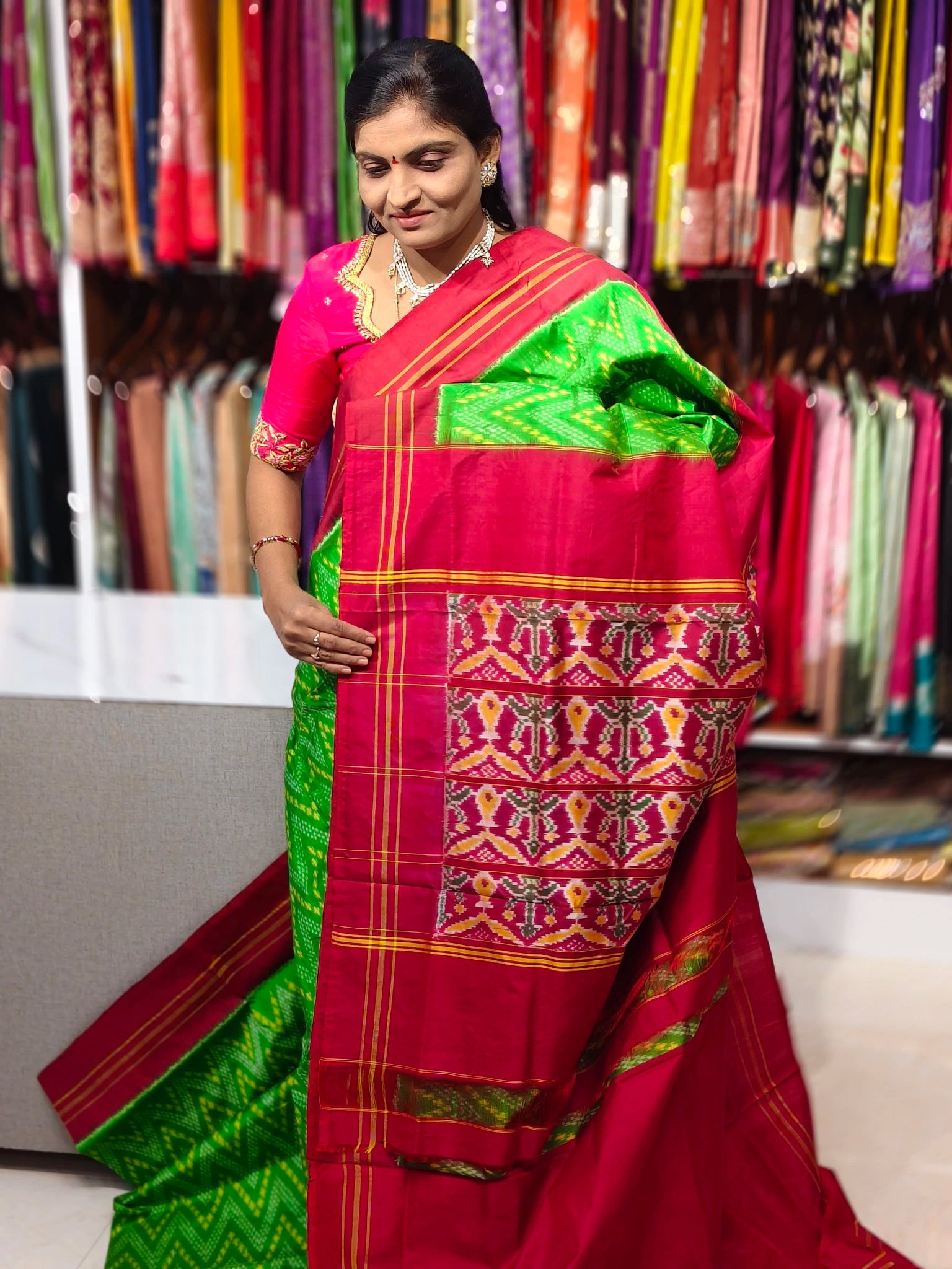 Pochampally pure ikkat pattu saree