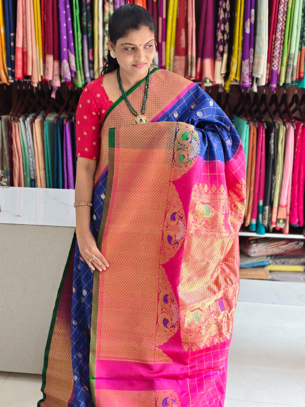 Gadwal pure pattu saree