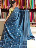 Tussar georgette saree