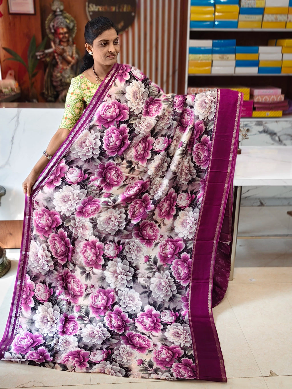 Dola georgette saree