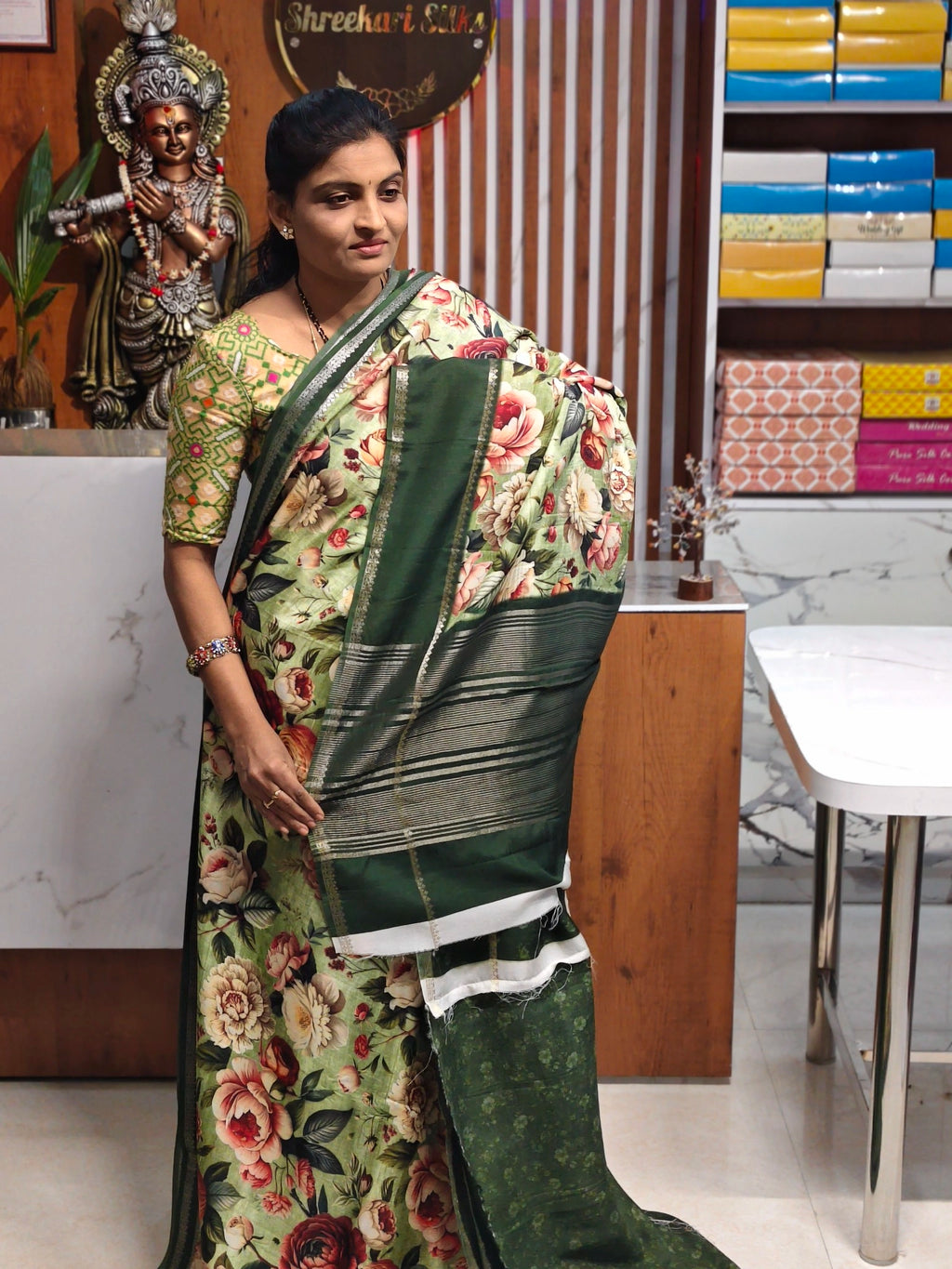 Dola georgette saree