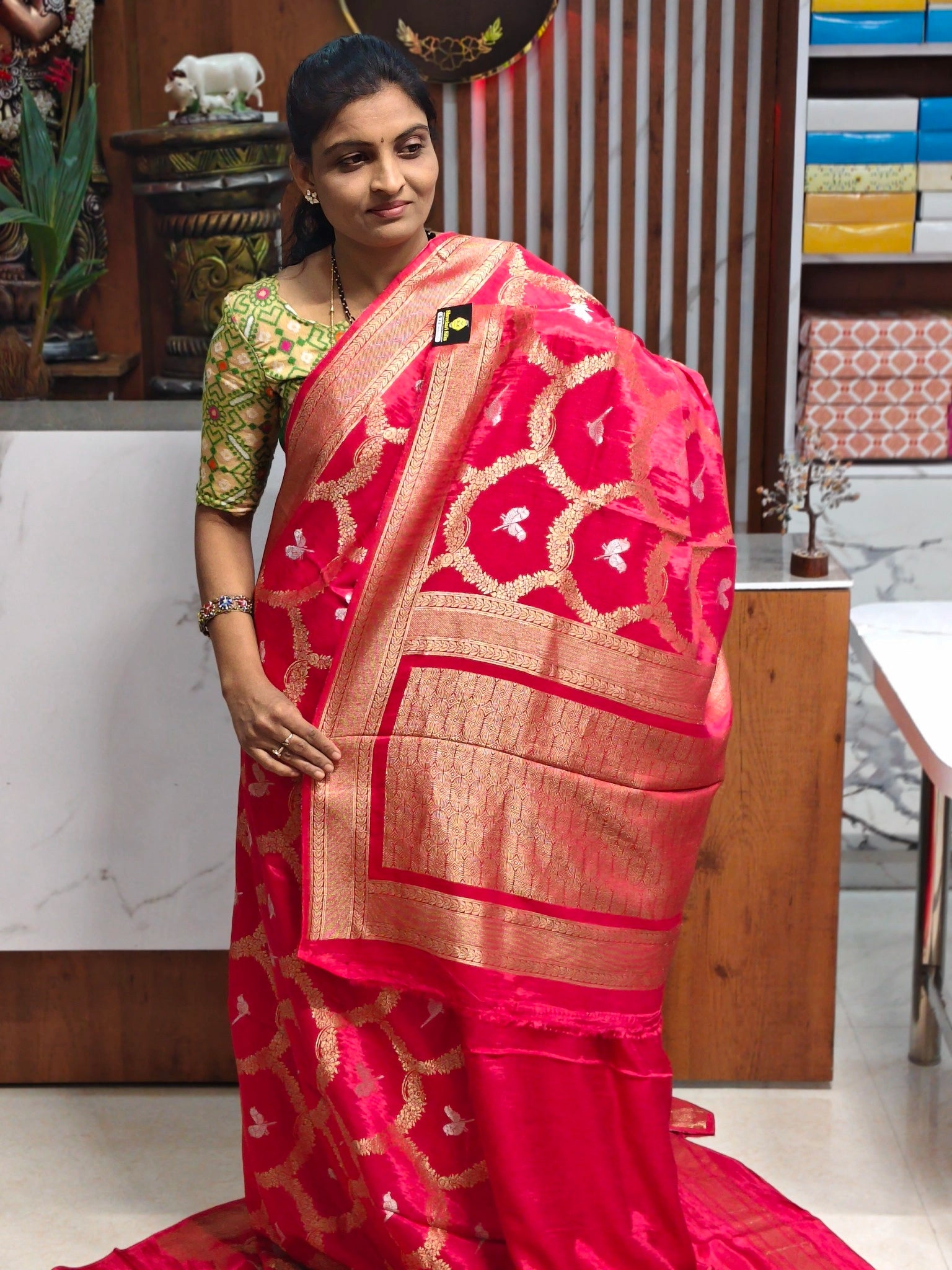 Munga banarasi georgette saree