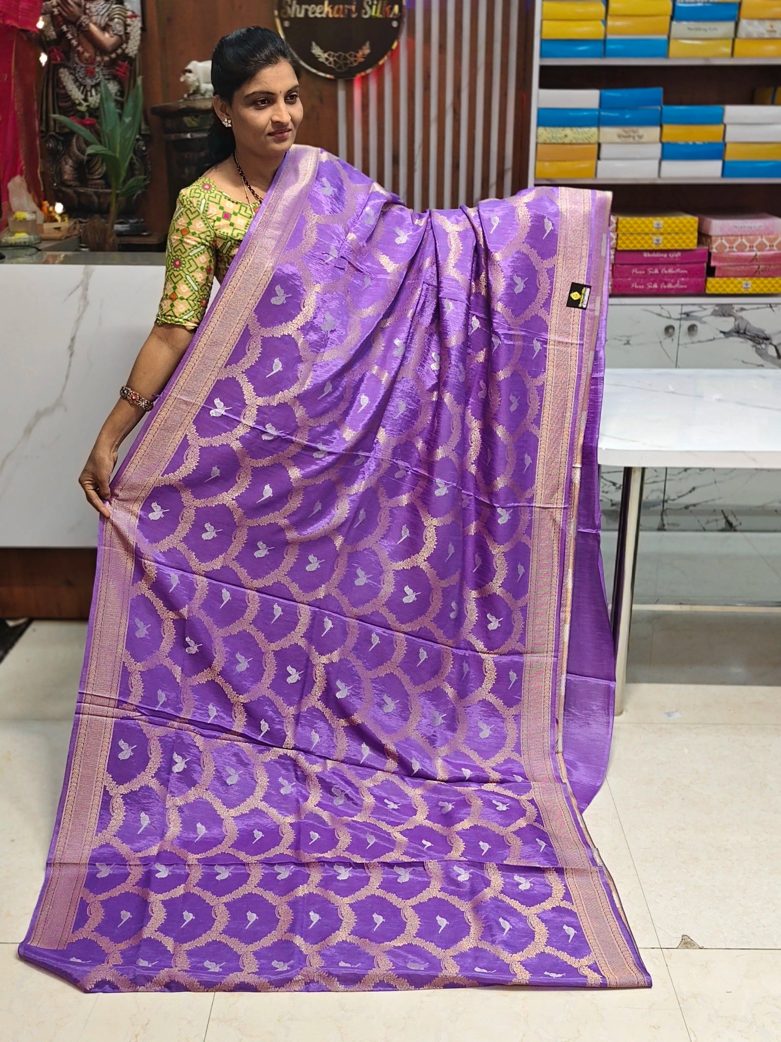 Munga banarasi georgette saree