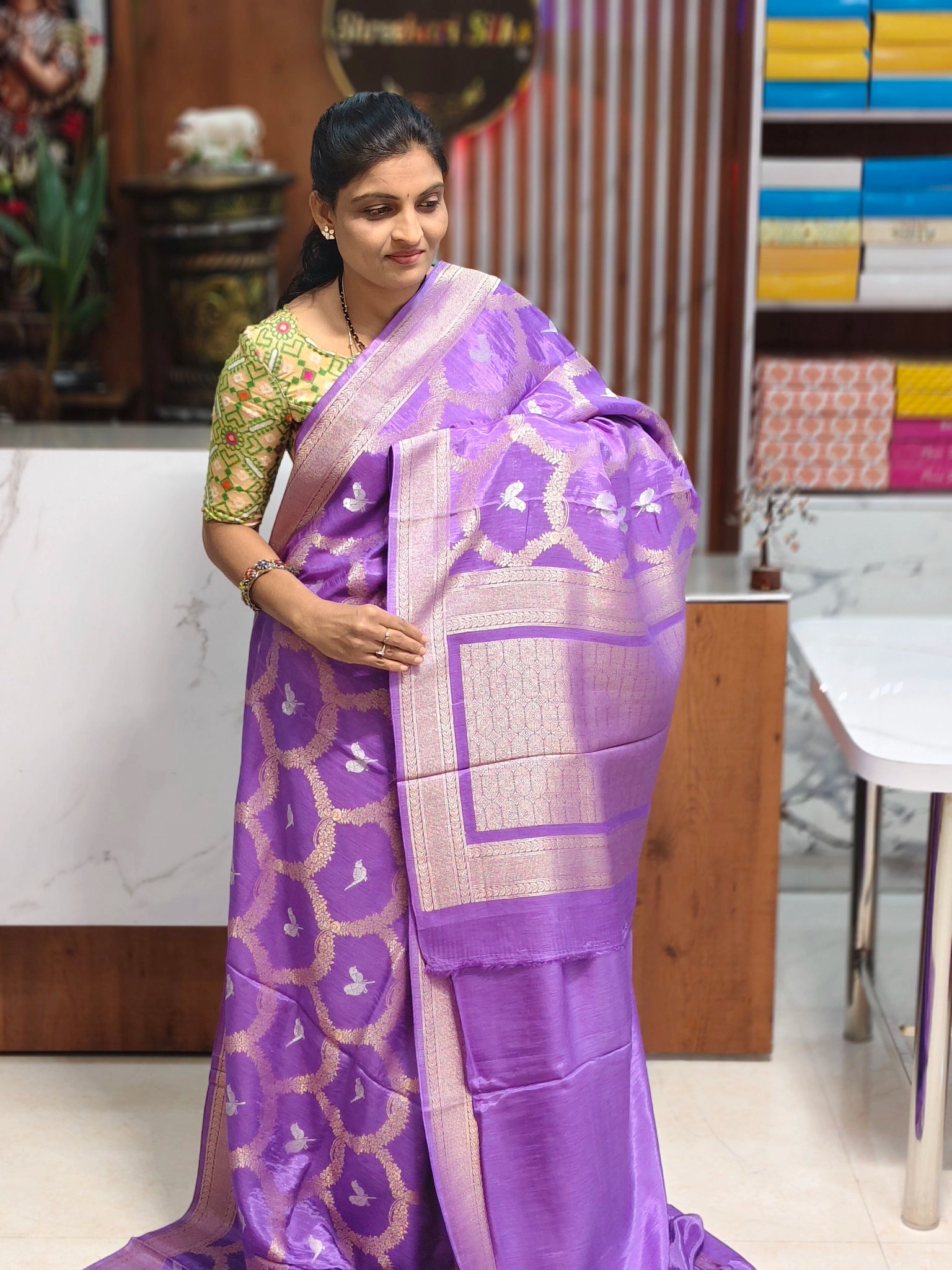 Munga banarasi georgette saree