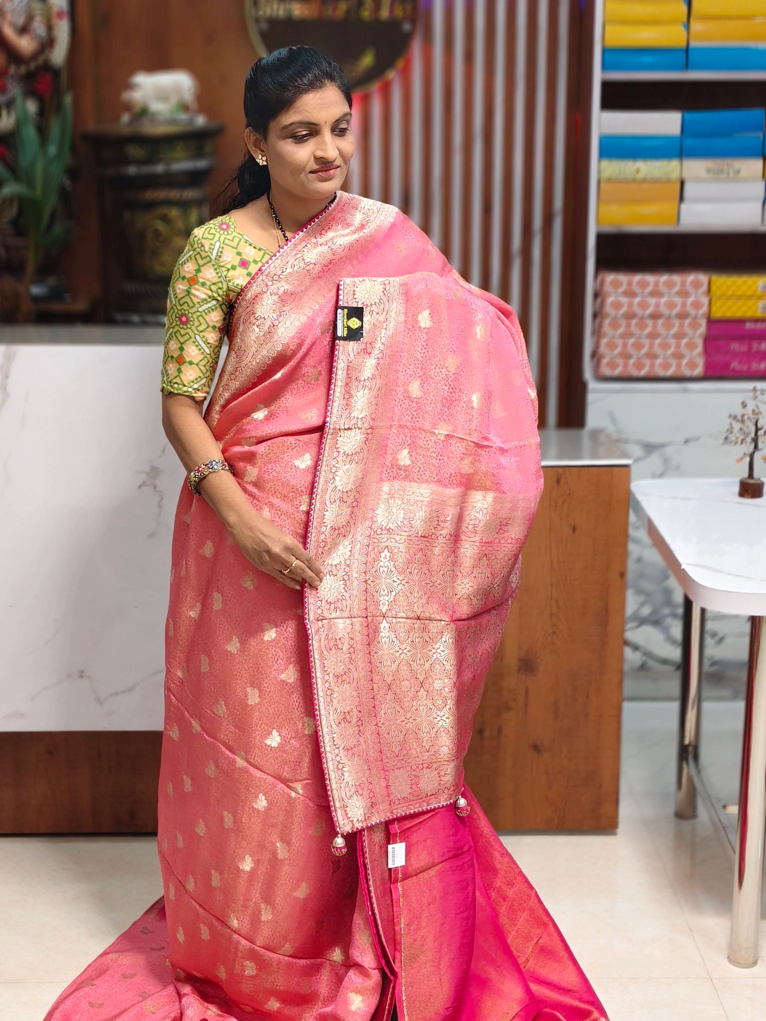 Tissue georgette saree