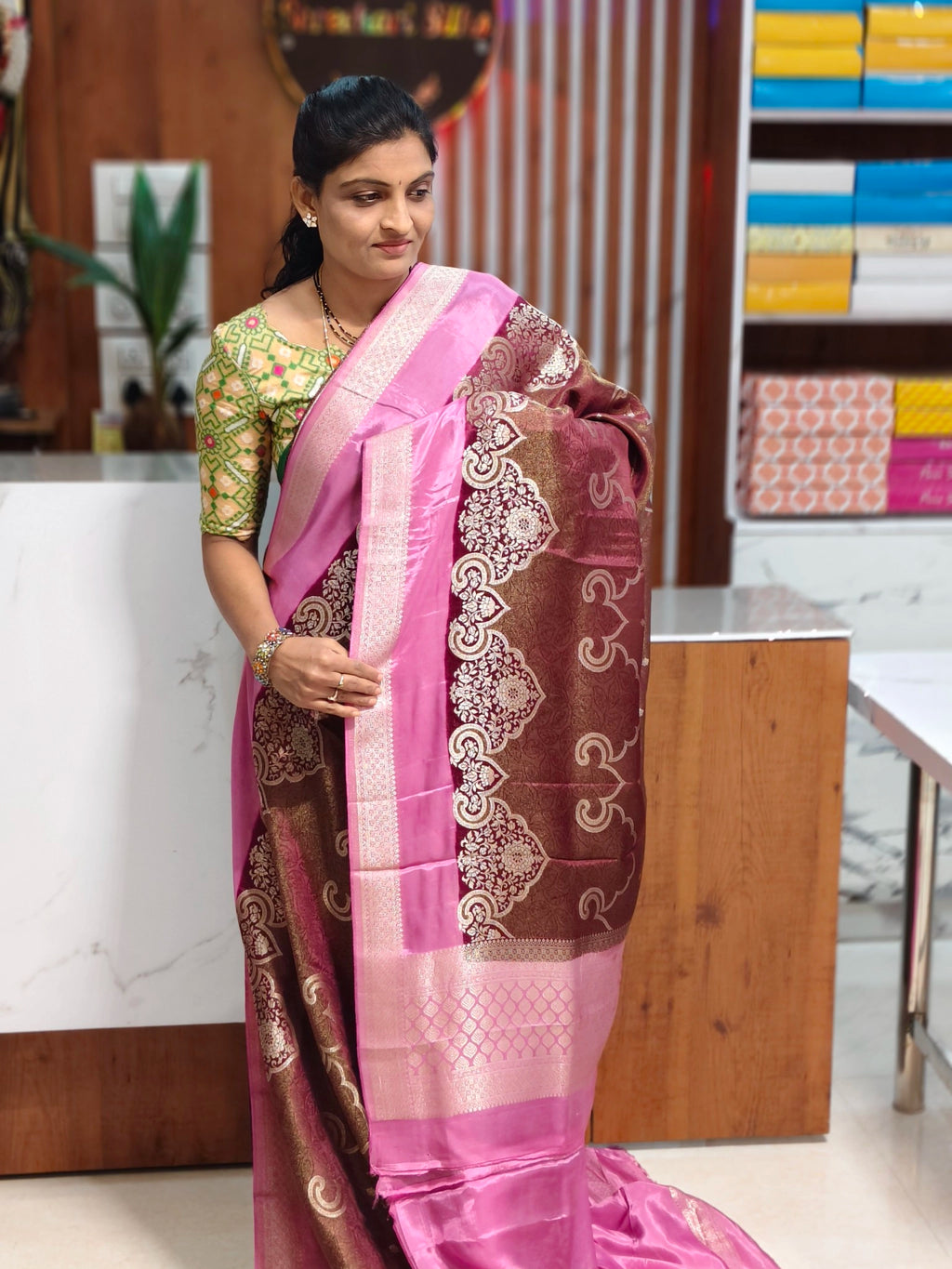 Tissue georgette saree