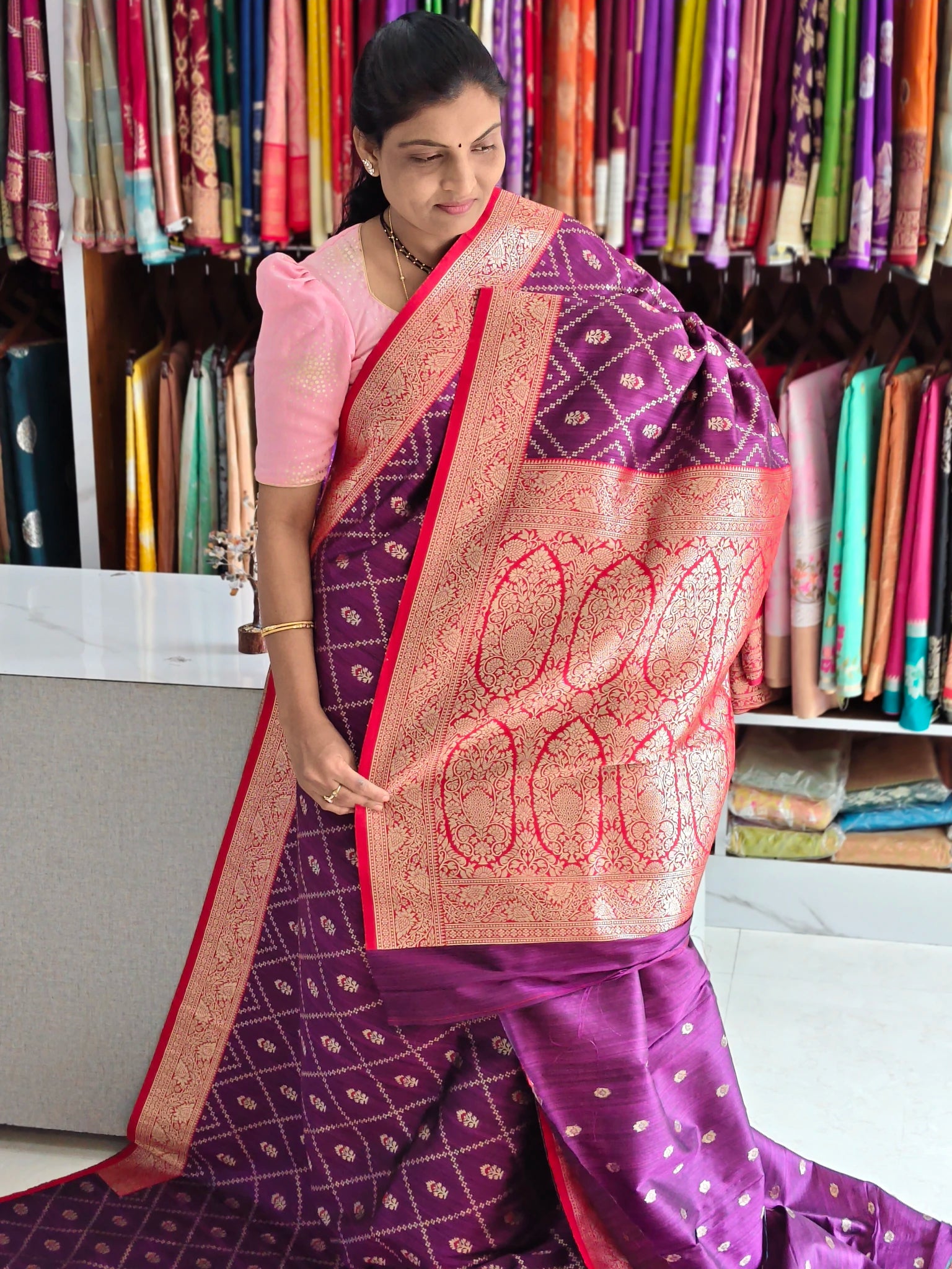 Kathan Banarasi saree