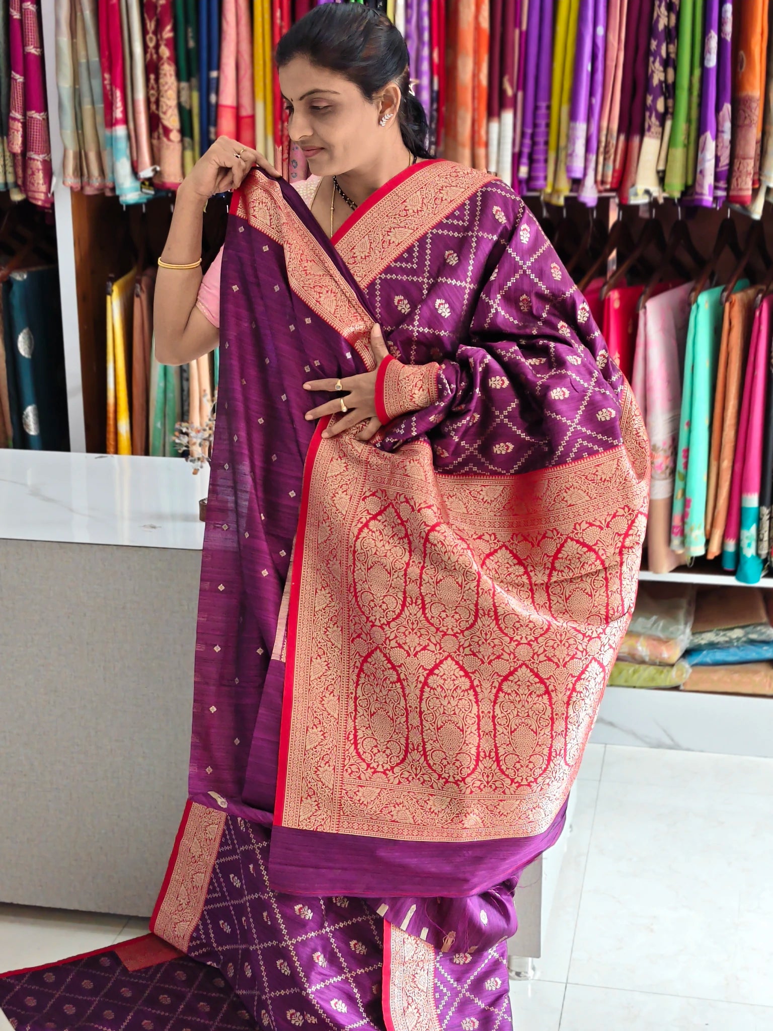 Kathan Banarasi saree