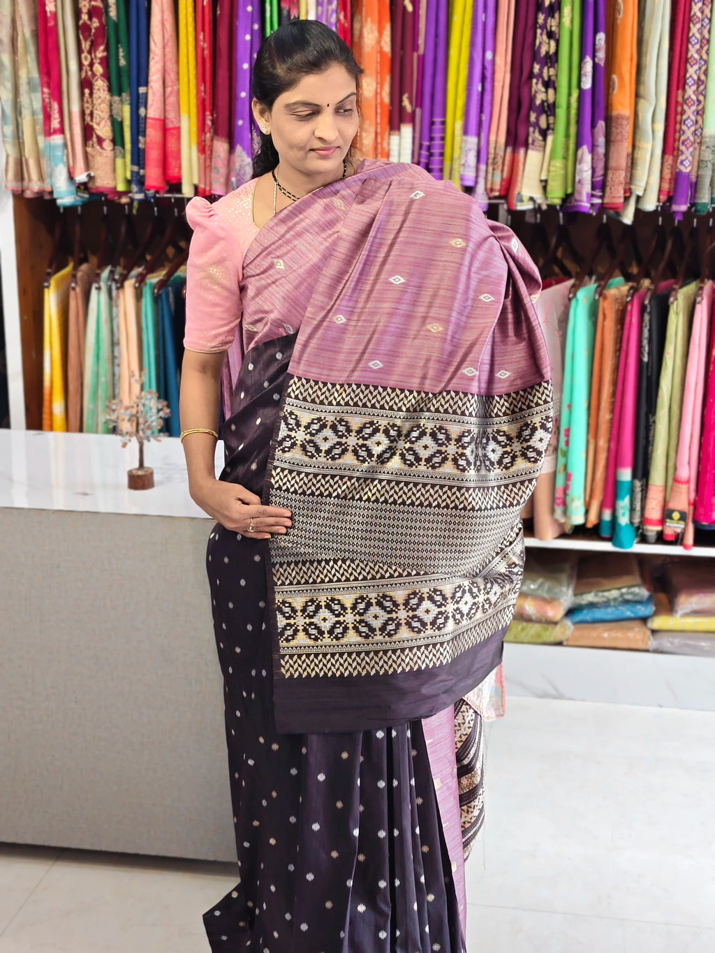 Kathan jute Banarasi saree