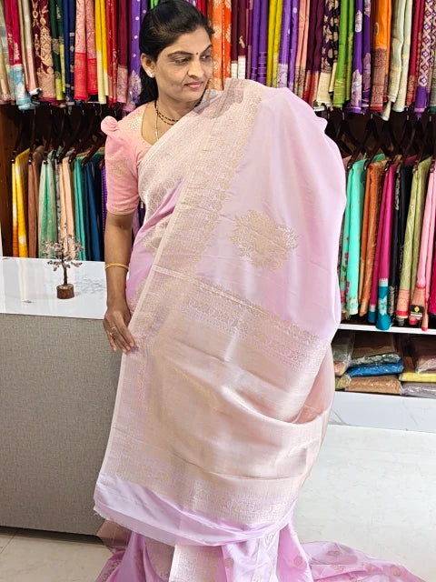 Kathan jute Banarasi saree