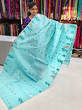 Jute jamdhani saree