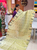 Jute jamdhani saree