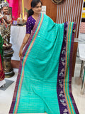 Jute printed saree