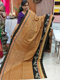Jute printed saree