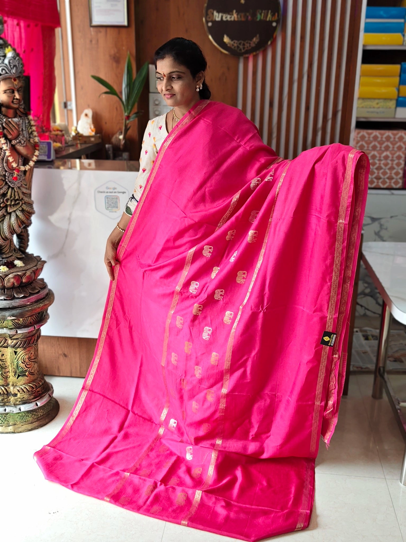 Chinon georgette saree