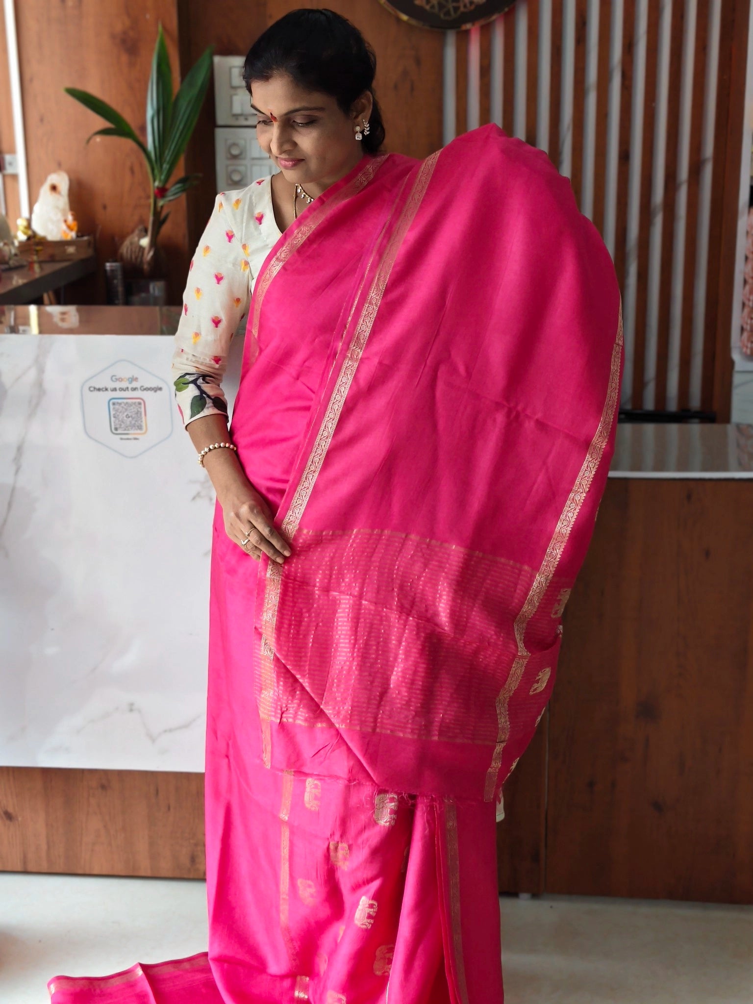 Chinon georgette saree