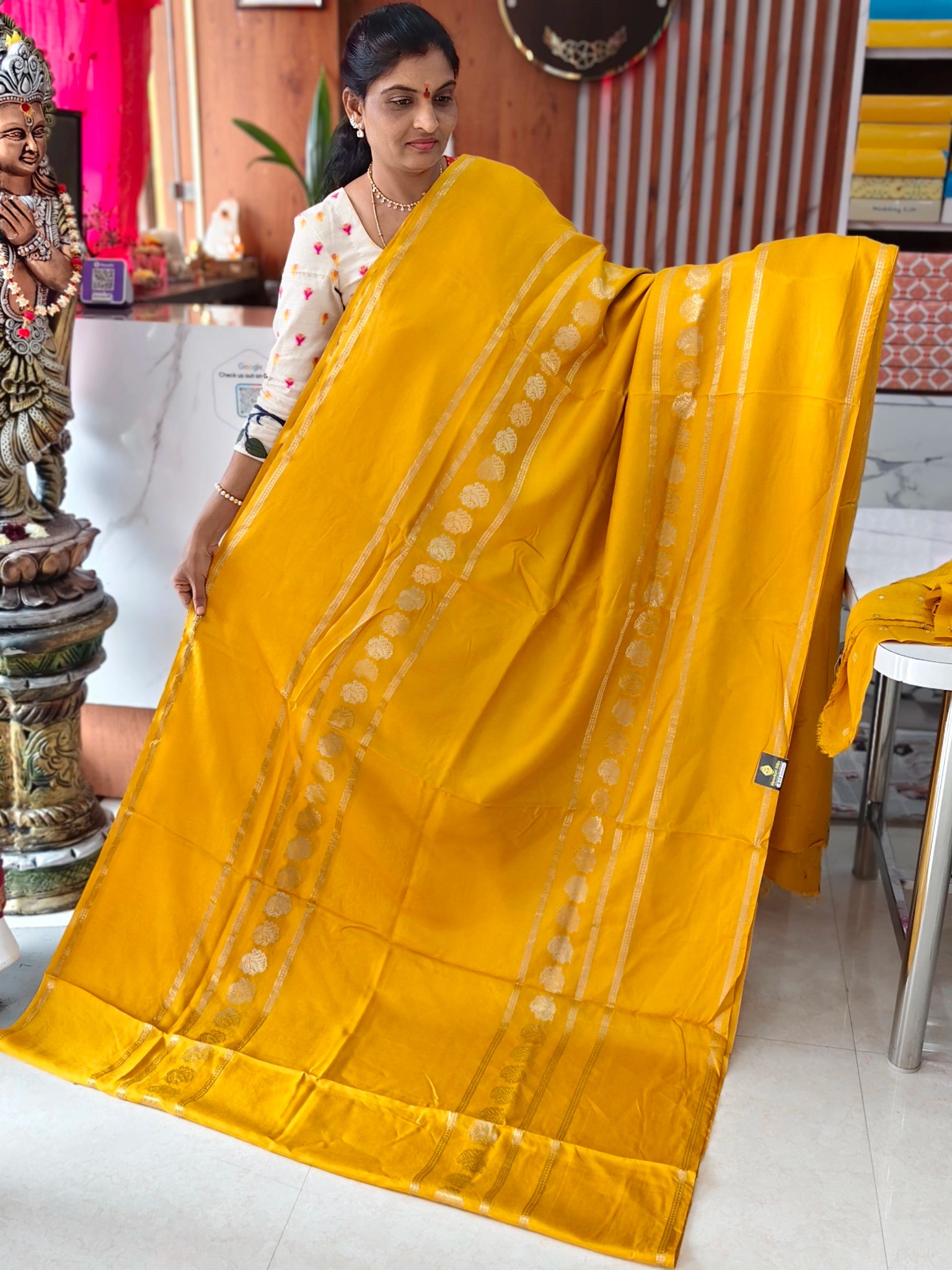 Chinon georgette saree