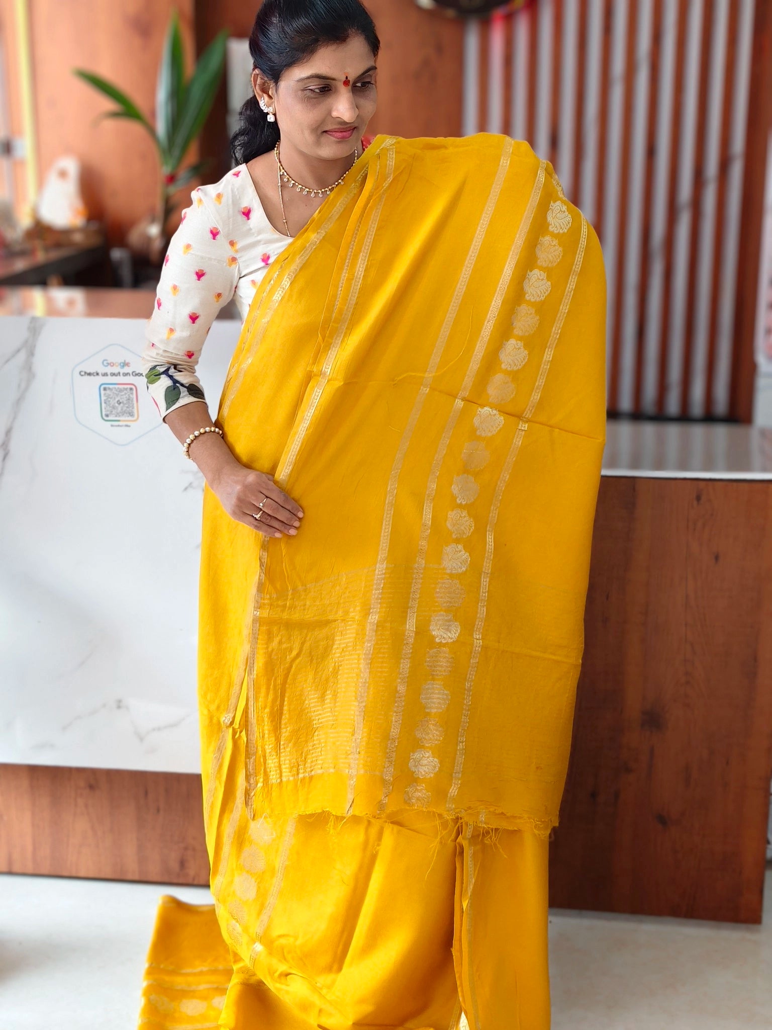 Chinon georgette saree