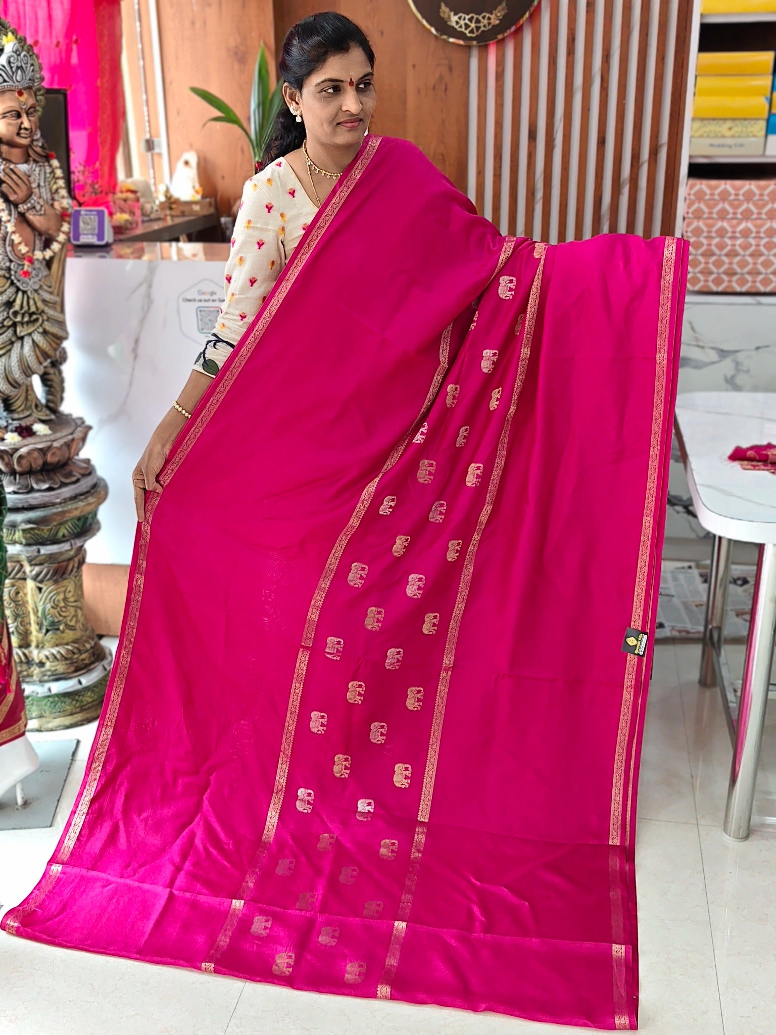 Chinon georgette saree