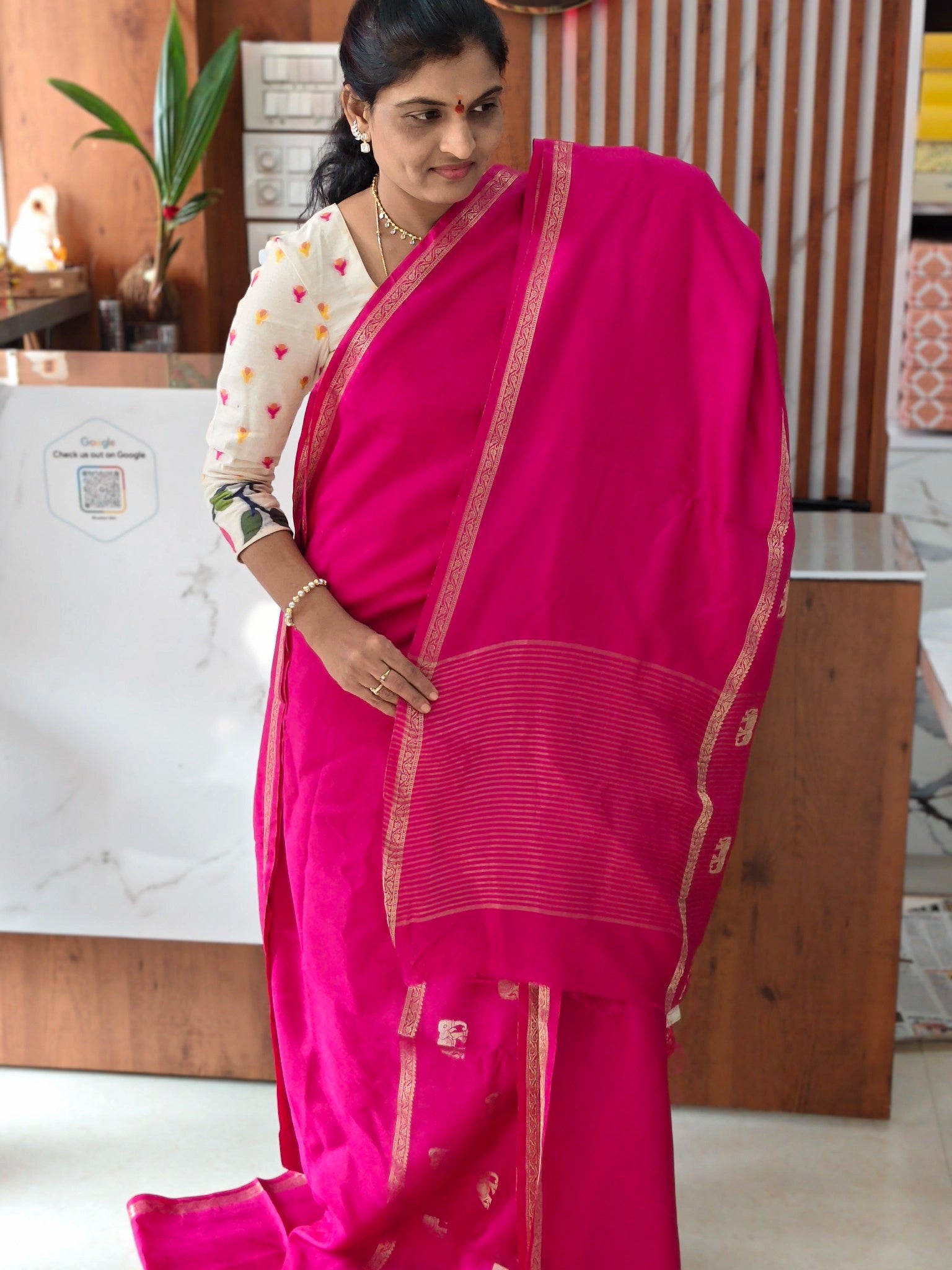 Chinon georgette saree