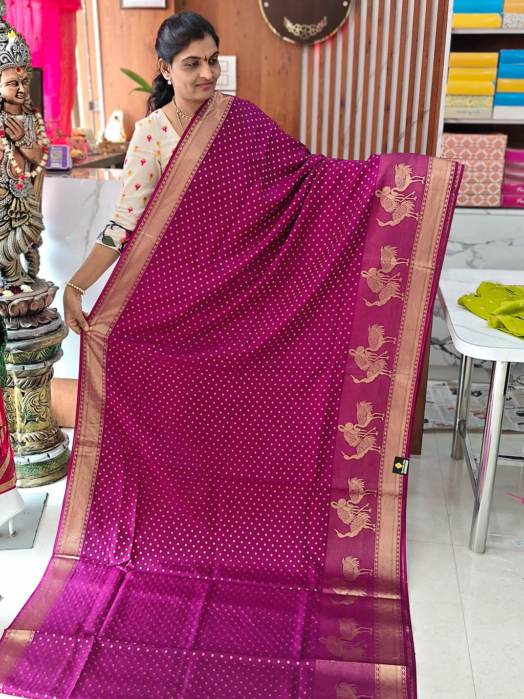 Chinon georgette saree