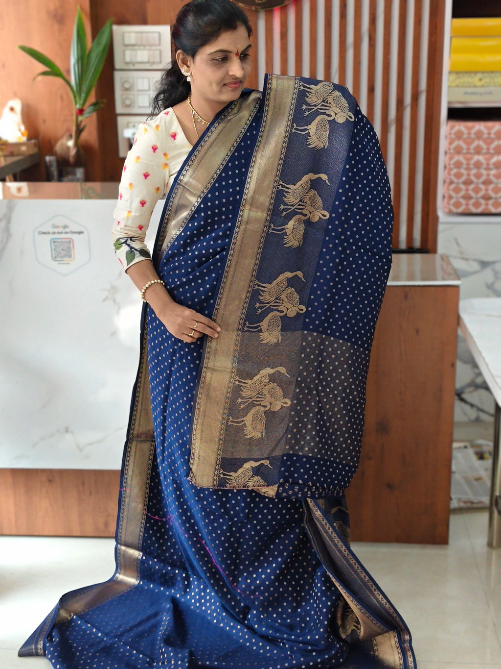 Chinon georgette saree