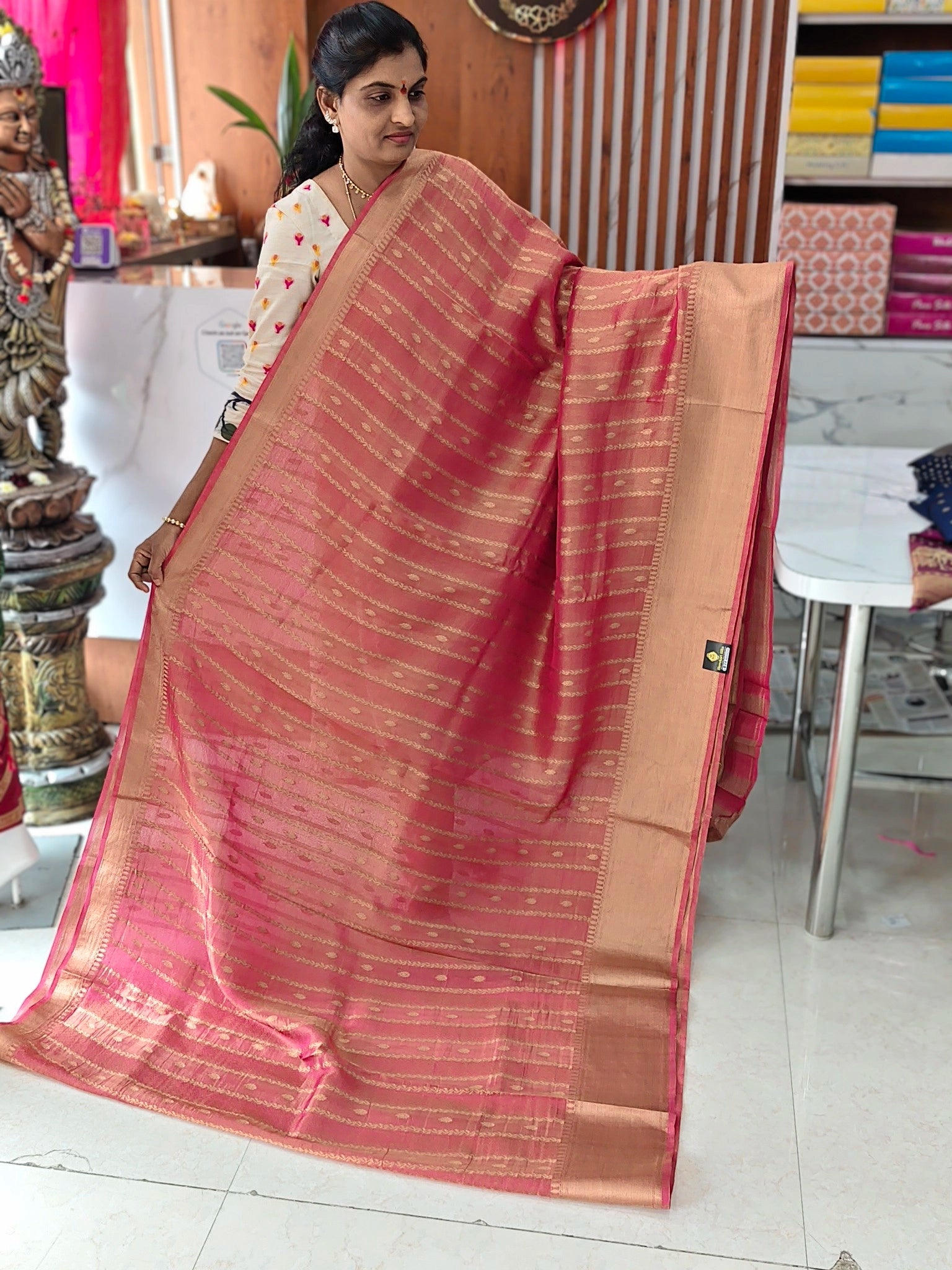 Chinon georgette saree