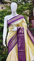 Pochampally ikkat kanchi boarder saree (silk mark certified)