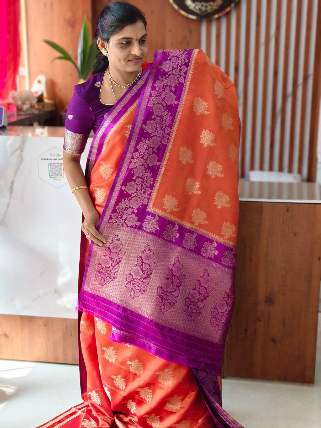 Chinon georgette saree