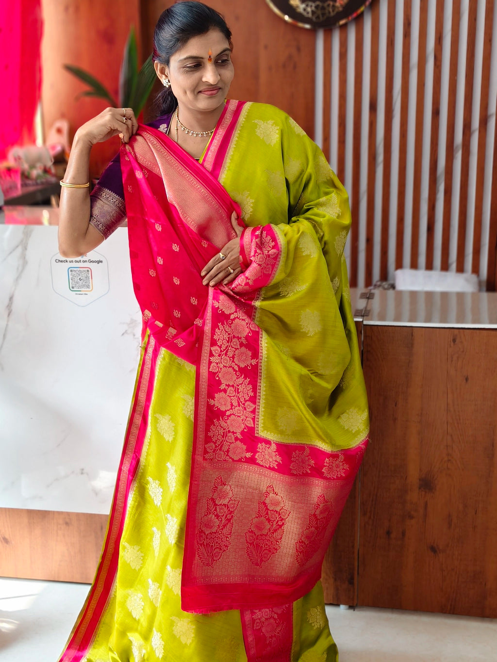Chinon georgette saree