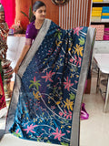 Jute jamdhani saree