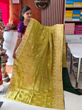 Tussar georgette saree