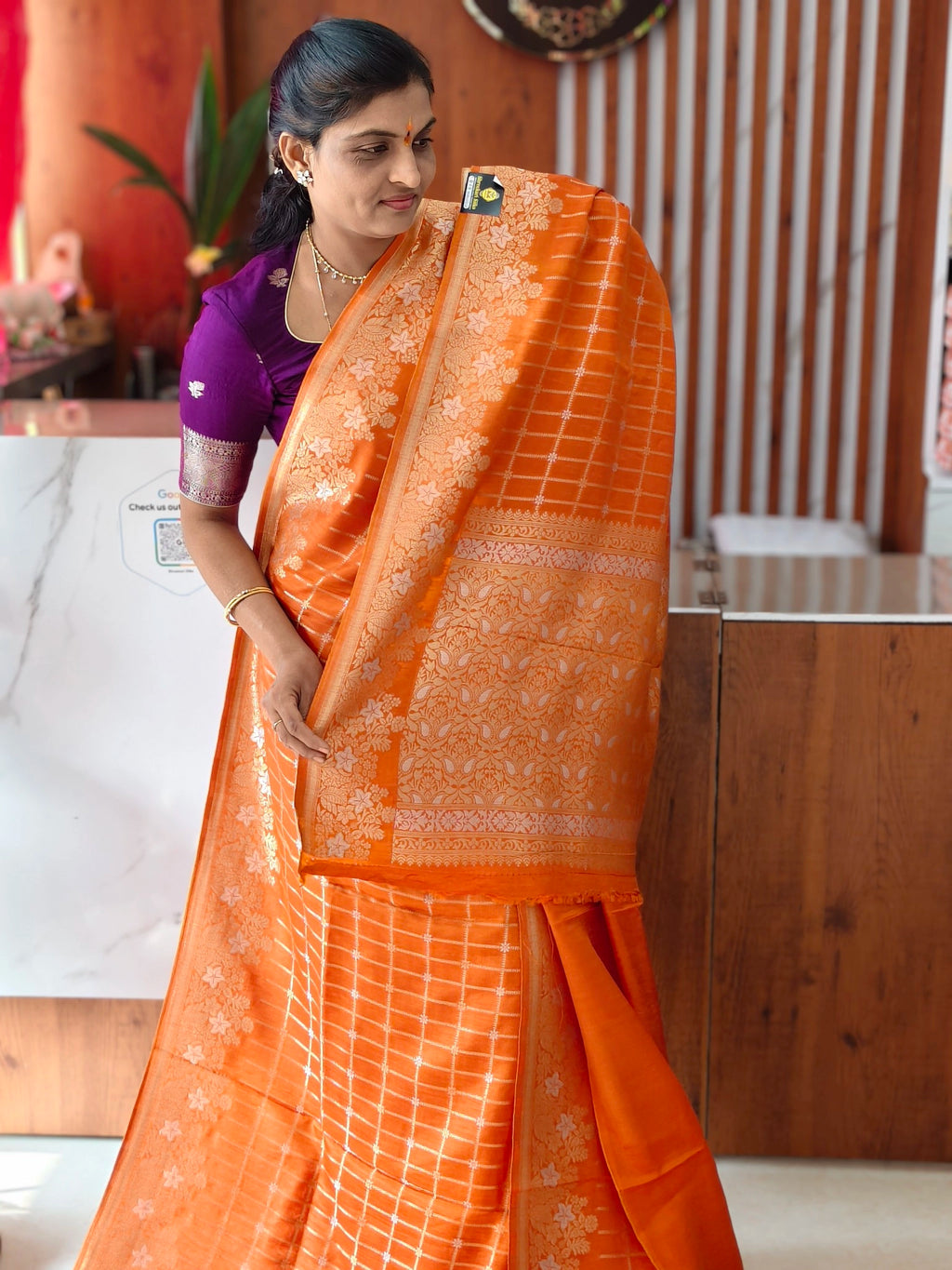 Chinon georgette saree
