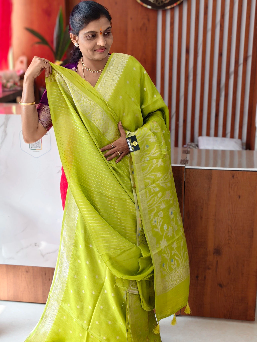 Chinon georgette saree
